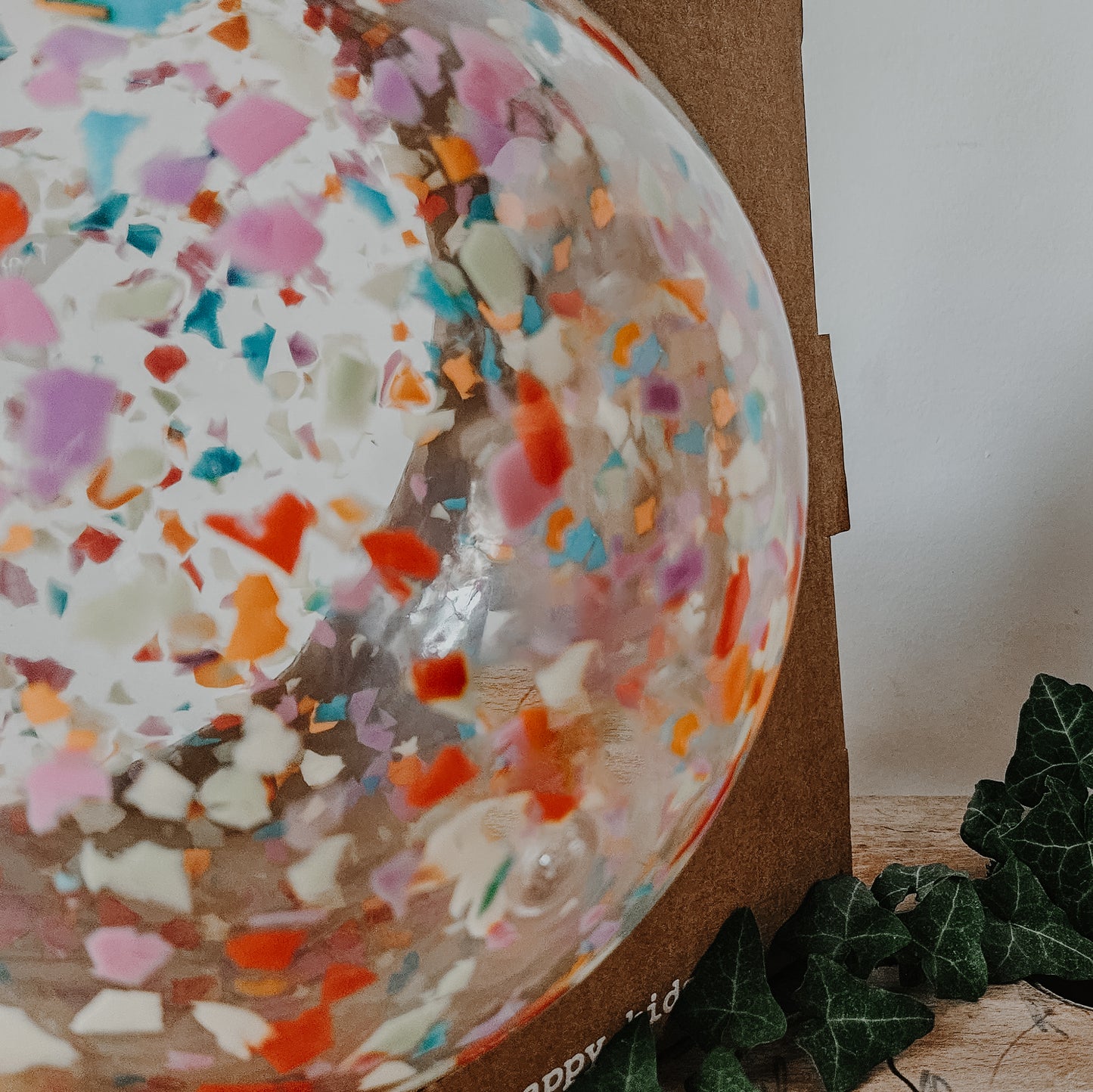 Ratatam grand ballon multicolore confettis jeu enfant