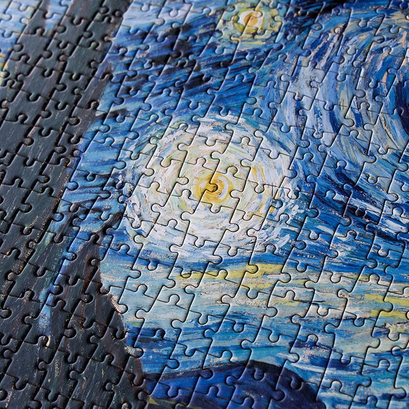 Puzzle Van Gogh • La Nuit étoilée - 1000 pièces