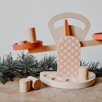 egmont toys balance en bois marchande jeu de rôle imitation enfants